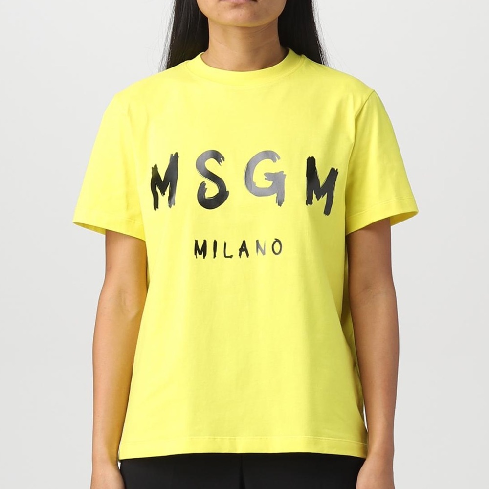 MSGM Yellow T-Shirt